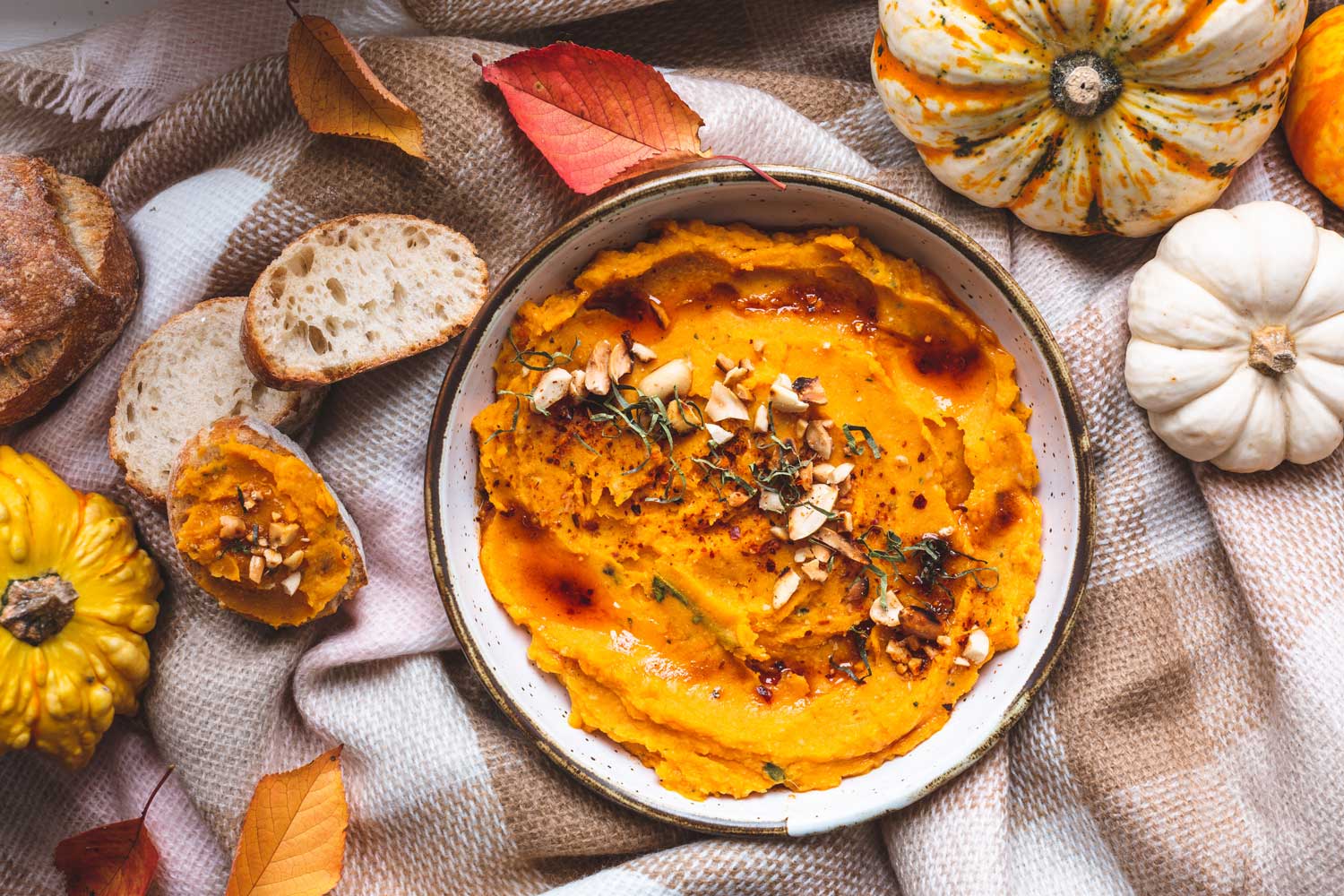 Warm Butternut Squash Feta Dip - Farmhouse Food